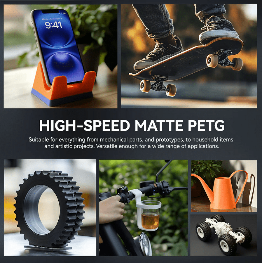 SUNLU High Speed Matte PETG 1.75mm Filament 1kg Spool - 3docity
