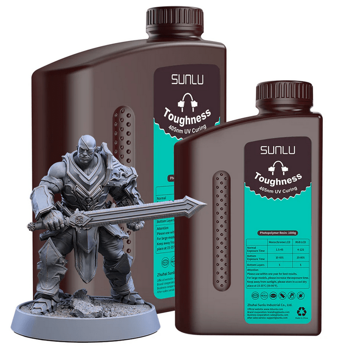 SUNLU High Toughness 3D Printer Resin 1kg - 3docity