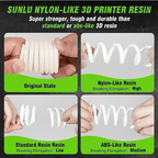 SUNLU PA Nylon Like 3D Printer Resin 1kg - 3docity