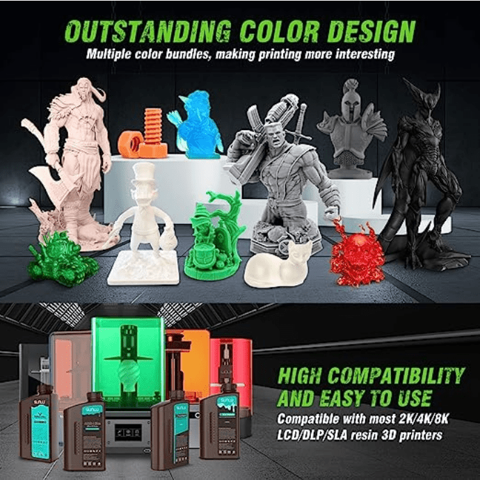 SUNLU PA Nylon Like 3D Printer Resin 1kg - 3docity