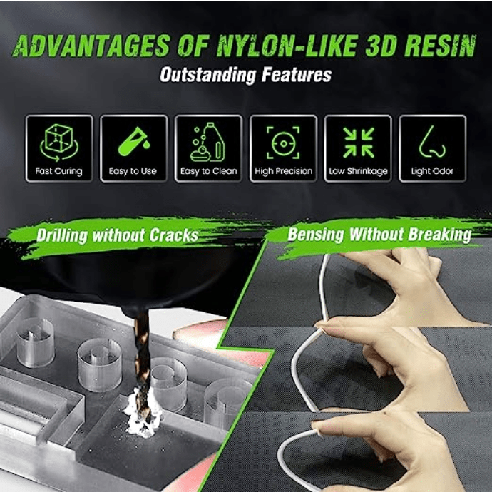 SUNLU PA Nylon Like 3D Printer Resin 1kg - 3docity