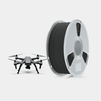 SUNLU PA12 - CF Nylon 12 Carbon Fibre Black 1.75mm Filament 1kg Spool - 3docity