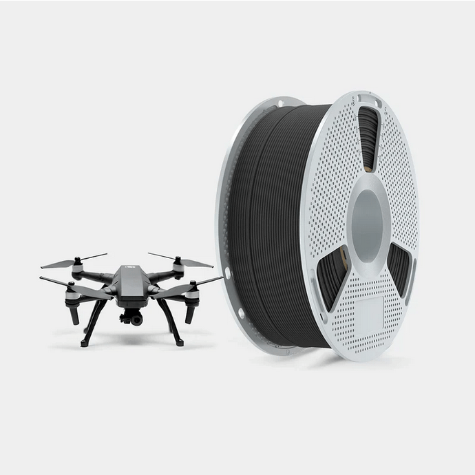 SUNLU PA12 - CF Nylon 12 Carbon Fibre Black 1.75mm Filament 1kg Spool - 3docity