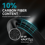SUNLU PETG Carbon Fiber 1.75mm Filament 1kg Spool - 3docity