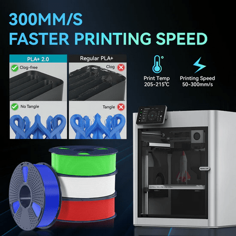 SUNLU PLA+ 2.0 1.75mm Filament 1kg Spool - 3docity