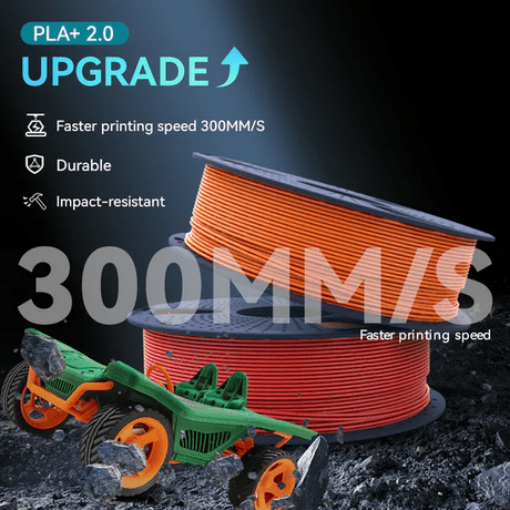SUNLU PLA+ 2.0 1.75mm Filament 1kg Spool - 3docity