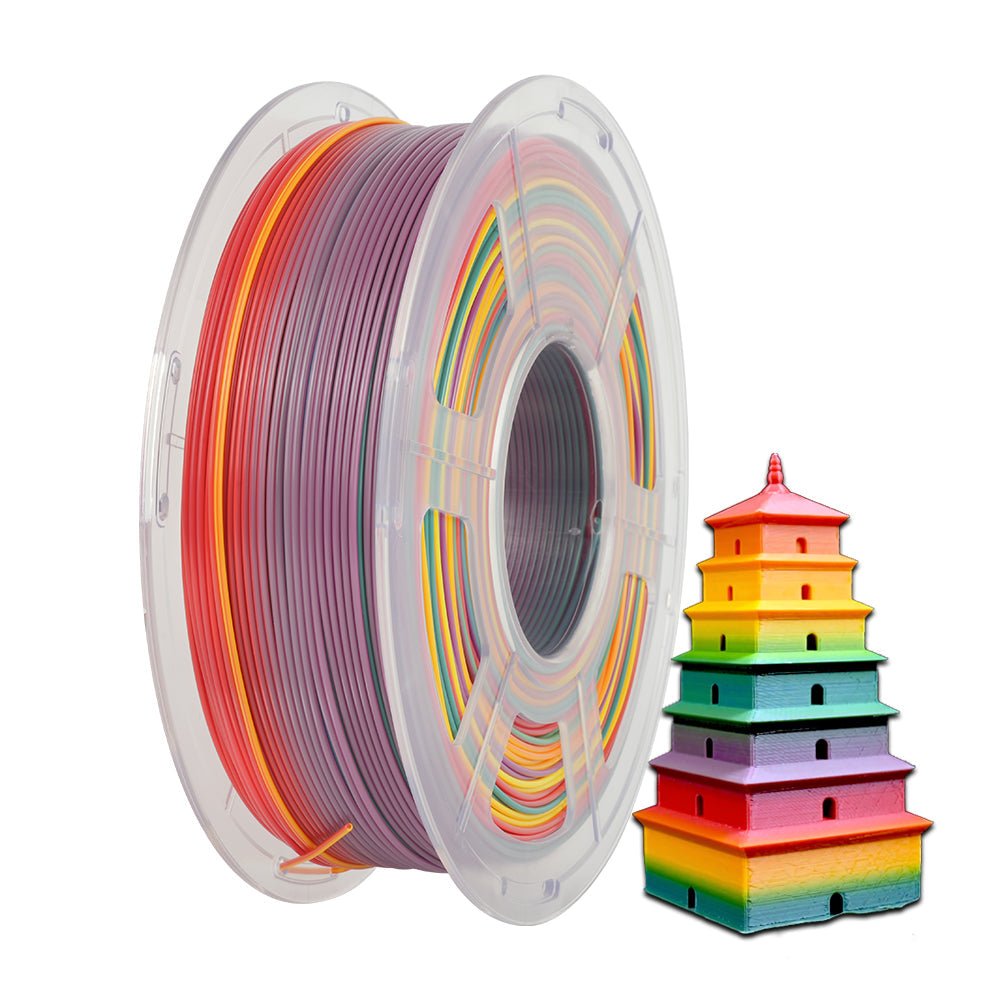 Sunlu PLA Rainbow 1.75mm Filament 1kg Spool - 3docity
