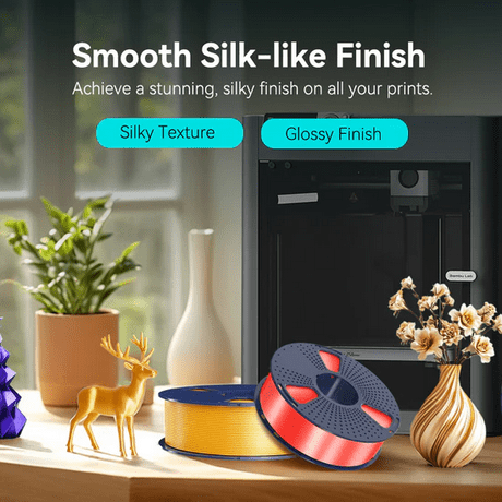 SUNLU PLA+ Silk 1.75mm Filament 1kg Spool - 3docity