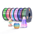 SUNLU Silk Rainbow PLA+ 1.75mm Filament 1kg Spool - 3docity