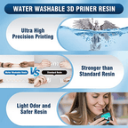SUNLU Water Washable 3D Printer Resin 1000g - 3docity