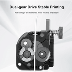 Upgraded Dual Gear Extruder Kit for Creality K1/K1C/K1 Max - 3docity