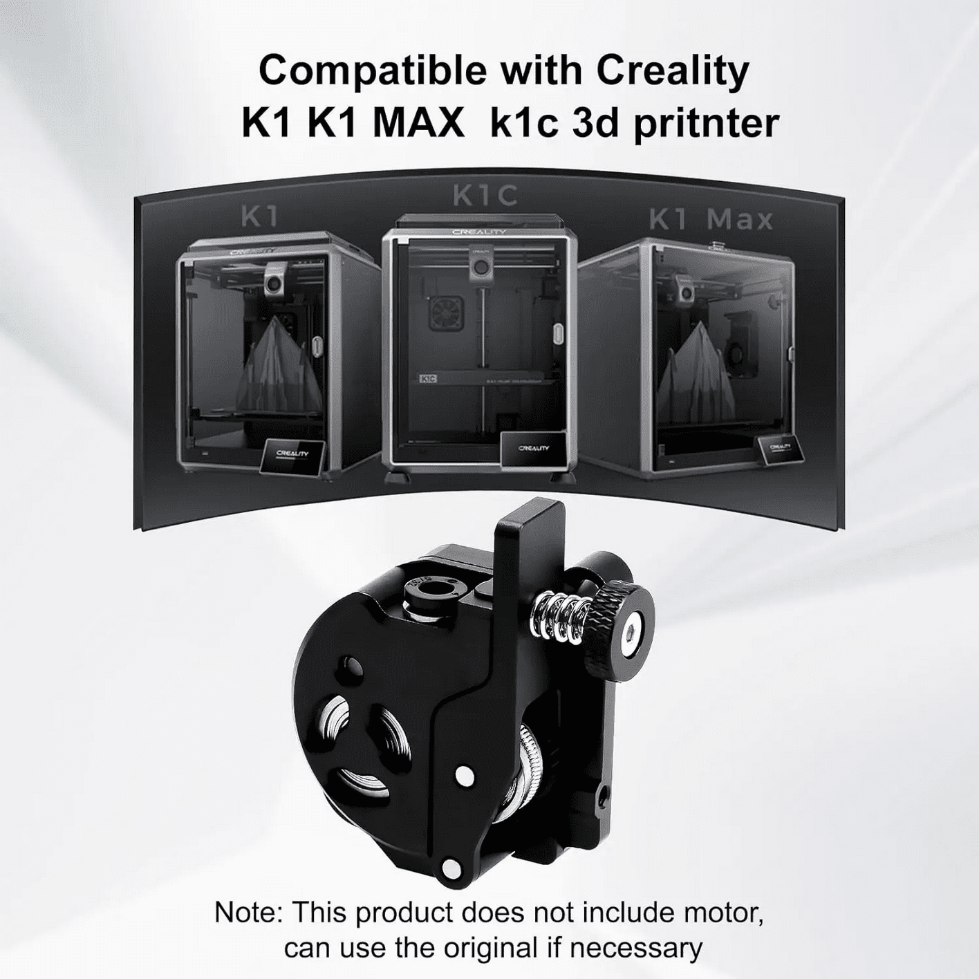 Upgraded Dual Gear Extruder Kit for Creality K1/K1C/K1 Max - 3docity