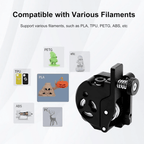 Upgraded Dual Gear Extruder Kit for Creality K1/K1C/K1 Max - 3docity