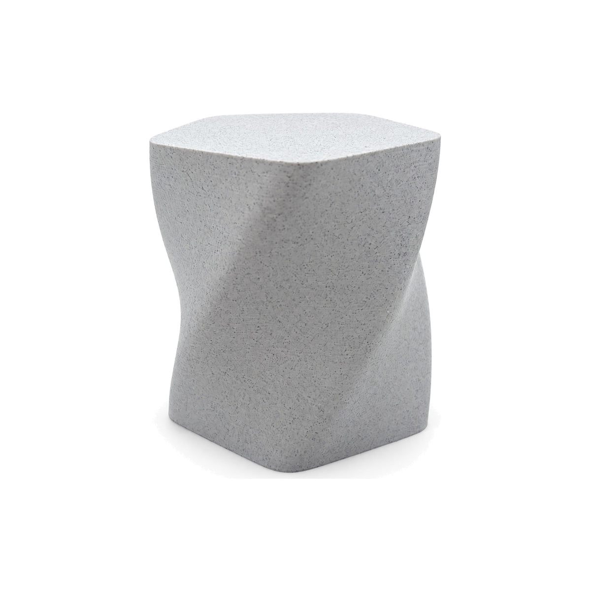 VEXA PLA Marble 1.75mm filament, 3D-printed twisted vase print sample showing the speckled marble finish - 3docity