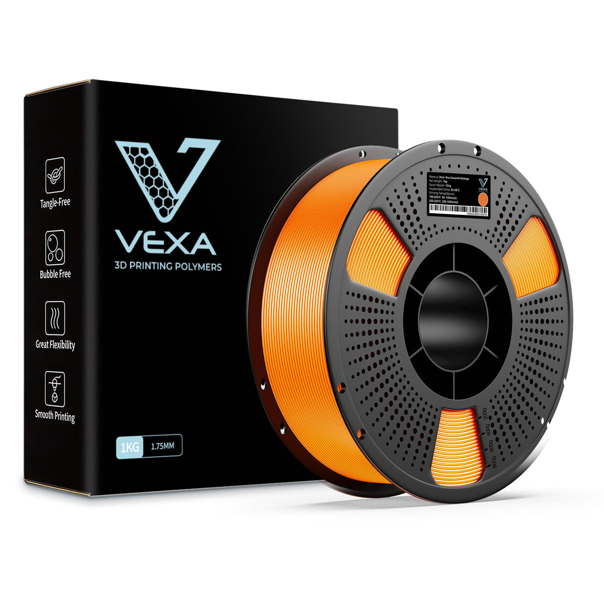 VEXA PLA+ HYPER 1.75mm Filament 1kg Spool - 3docity