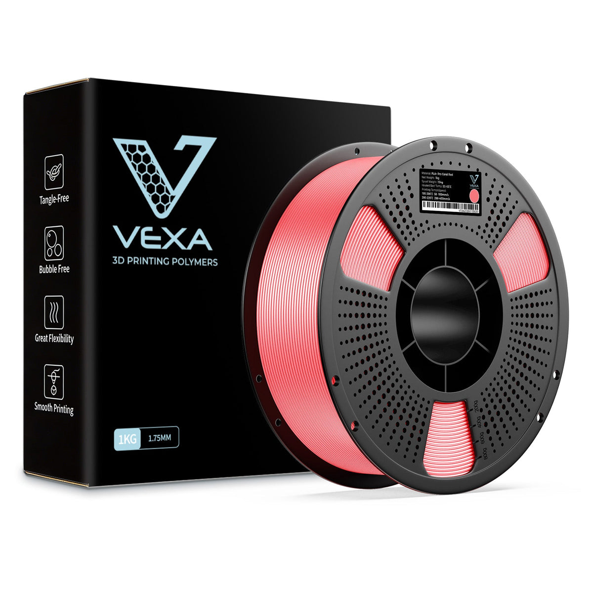 VEXA PLA+ HYPER 1.75mm Filament 1kg Spool - 3docity