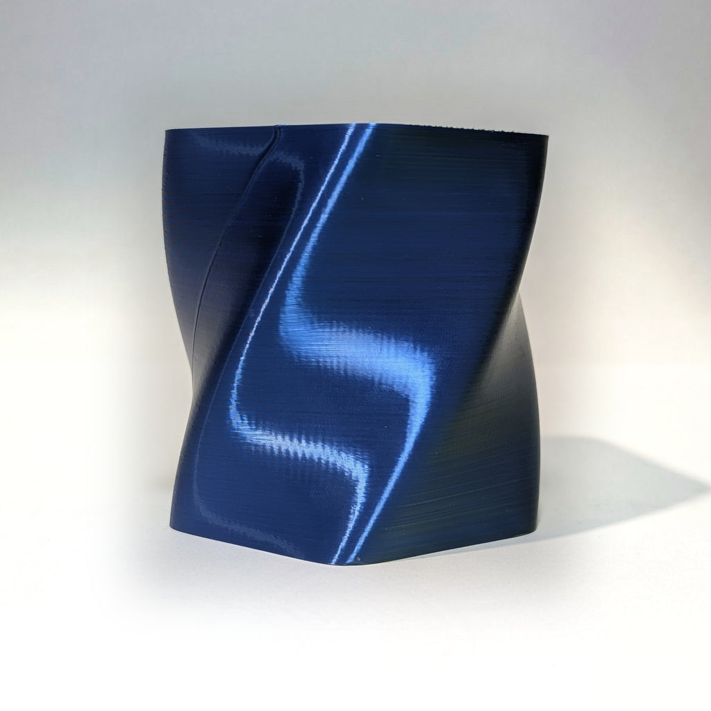 VEXA PLA+ Silk Blue Gold — printed colour swatch