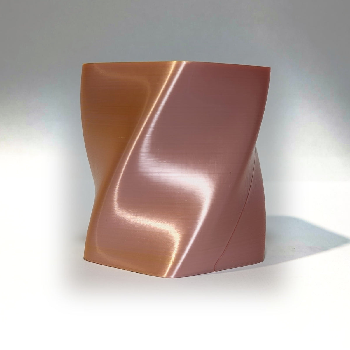 VEXA PLA+ Silk Pink Gold — printed colour swatch