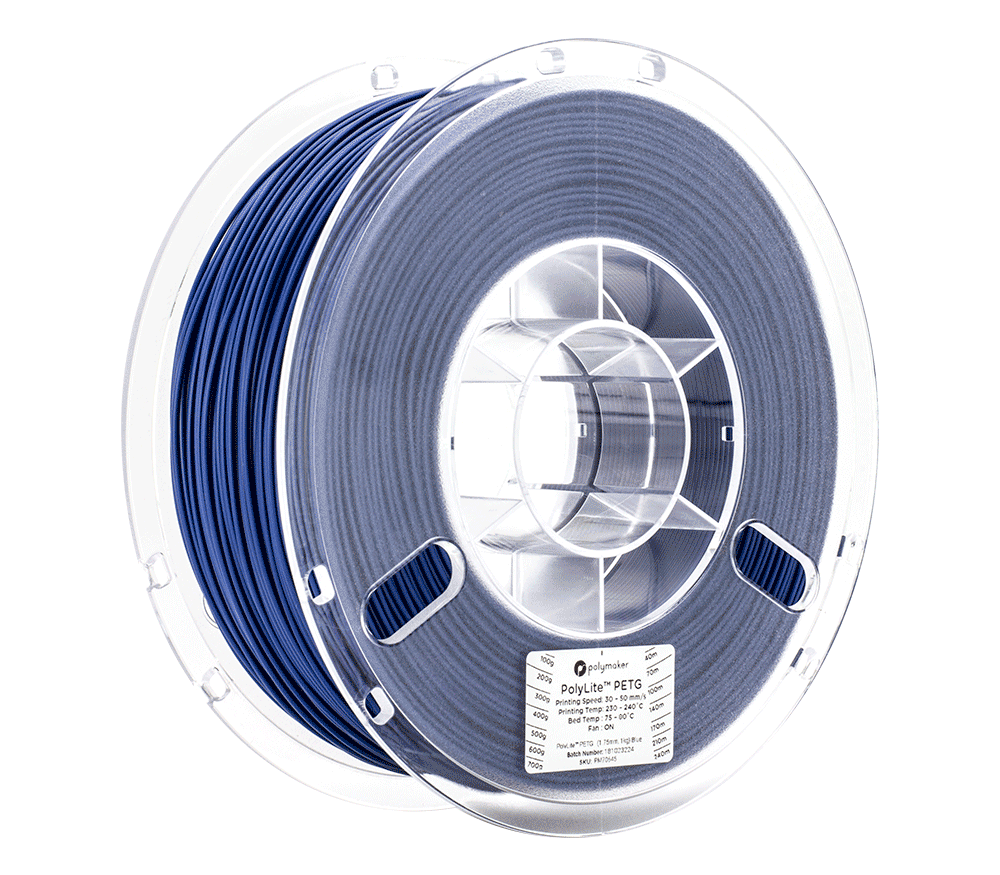 PolyMaker PolyLite™ PETG 1.75mm Filament 1kg Spool - 3docity
