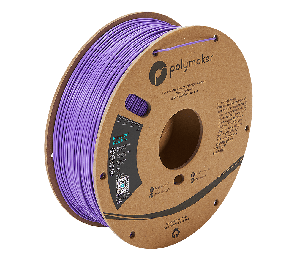 PolyMaker PolyLite PLA+ Pro 1.75mm Filament 1kg Spool - 3docity