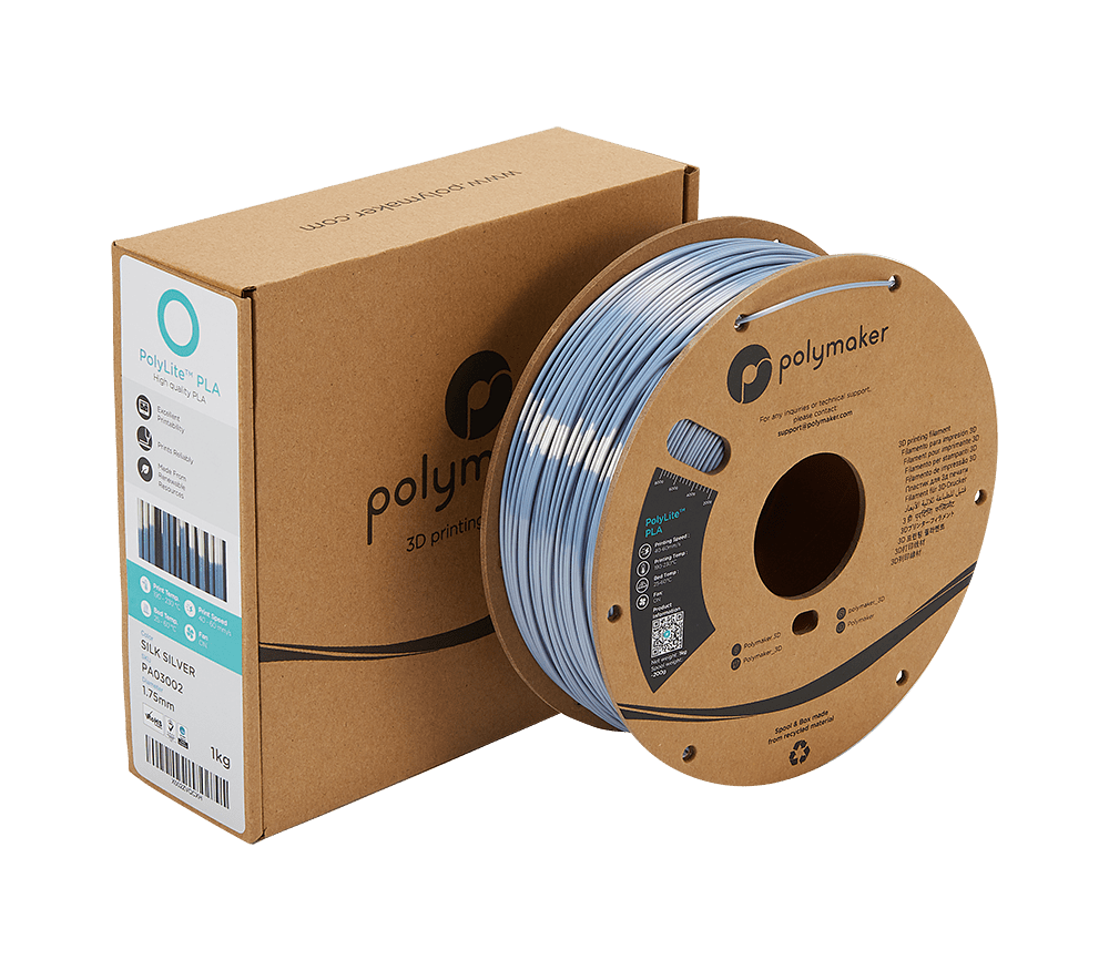 PolyMaker PolyLite PLA SILK / DUAL SILK 1.75mm Filament 1kg Spool - 3docity Australian stock 3d printer filament and parts.