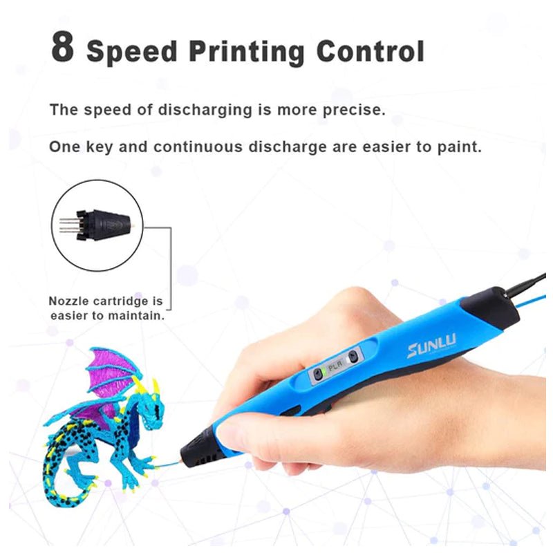 SUNLU High-end 3D Printing Pen SL-300 - 3docity